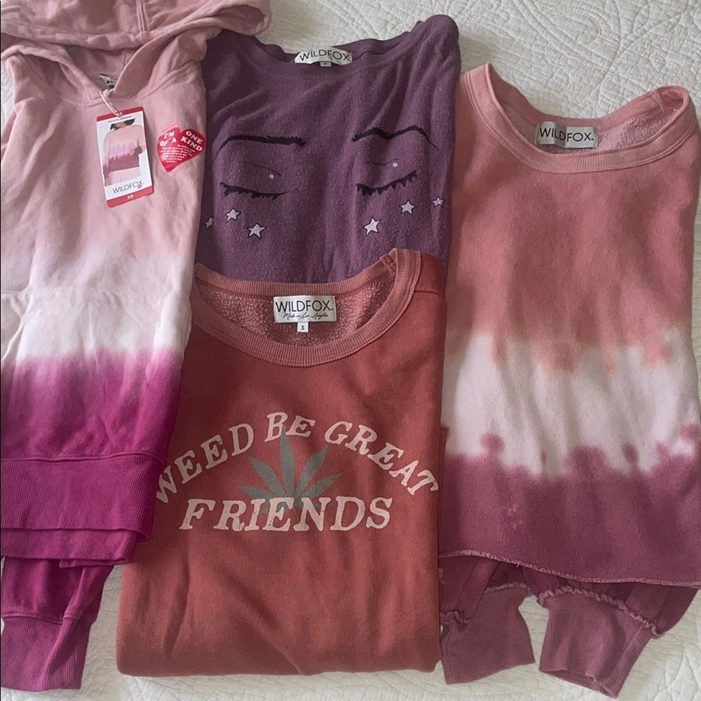 Wildfox Sweatshirts Bundle XS/S